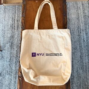 NYU Gallatin cotton tote bag